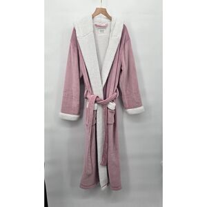 Femofit Robe Women's XL Bathrobe Long Plush Fleece Pockets Belted Tie Loungewear